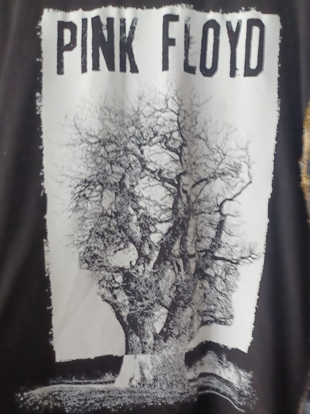 Upcycled  Black Pink Floyd Graphic T-shirt - Picture 8 of 10